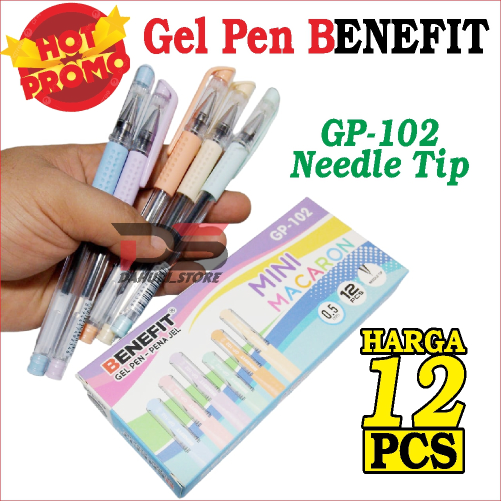 

PROMO SPESIAL PENA GEL, OIL GEL PEN BOLPOIN PULPEN BENEFIT Gel Pen 0.5mm GP 102