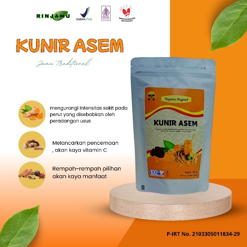 

KUNIR ASEM BUBUK INSTAN RINJAMU 100% GULA PREMIUM TANPA BAHAN PENGAWET