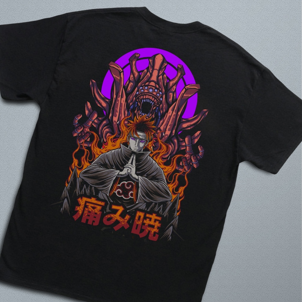 kupakai Kaos Naruto Pain Yahiko Akatsuki