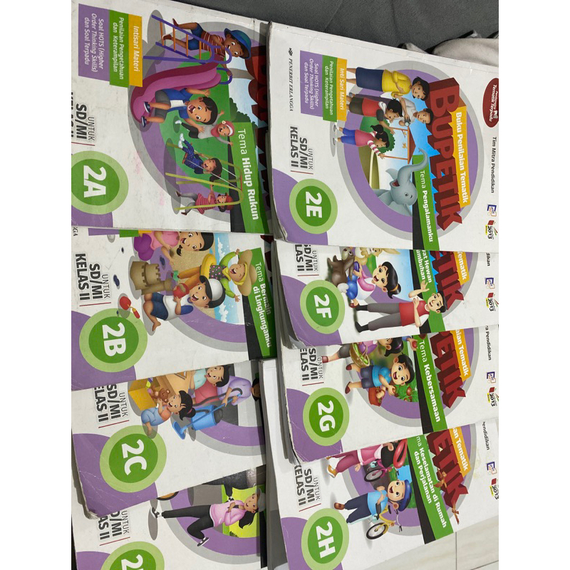 buku bupetik A-H kelas 2 sd / mi