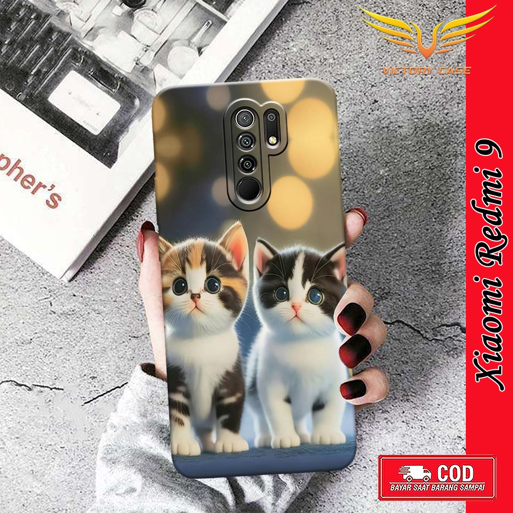 New Kucing Case - Softcase Xiaomi Redmi 9 Terbaru - Case Hp Xiaomi Redmi 9 - Casing Xiaomi Redmi 9 -