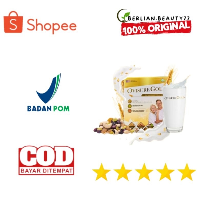 

OVISURE GOLD Asli Original Milk Susu Vitamin Tulang Dan Ssndi Nyeri Otot Keram Kebas