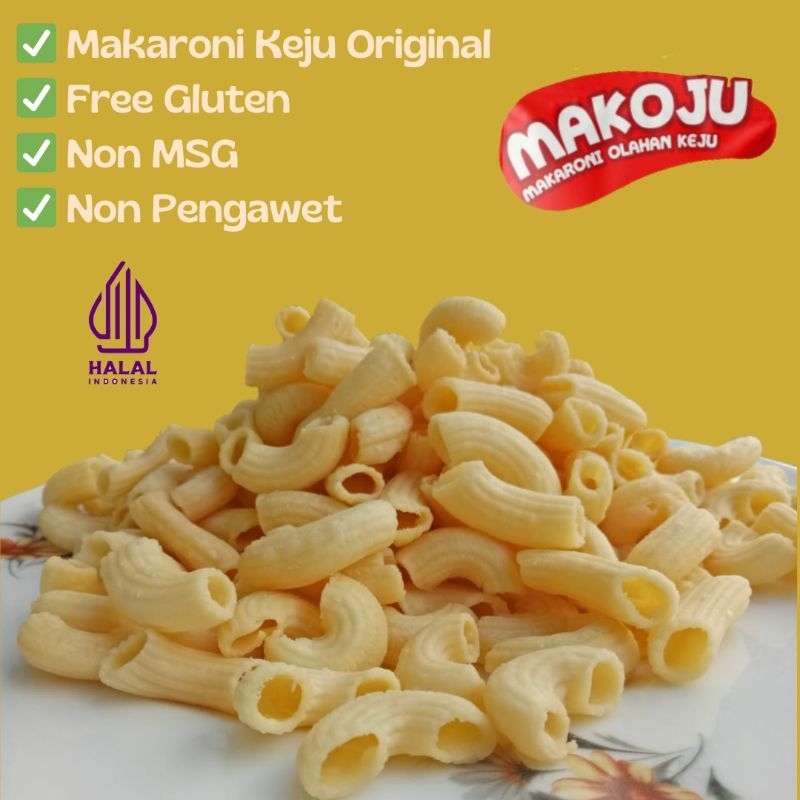 

Makanan Halal Snack Kekinian MAKARONI KEJU ORIGINAL MAKOJU 150 Gr MAKRONI KEJU ORIGINAL MAKARONI KEJU FREE GLUTEN