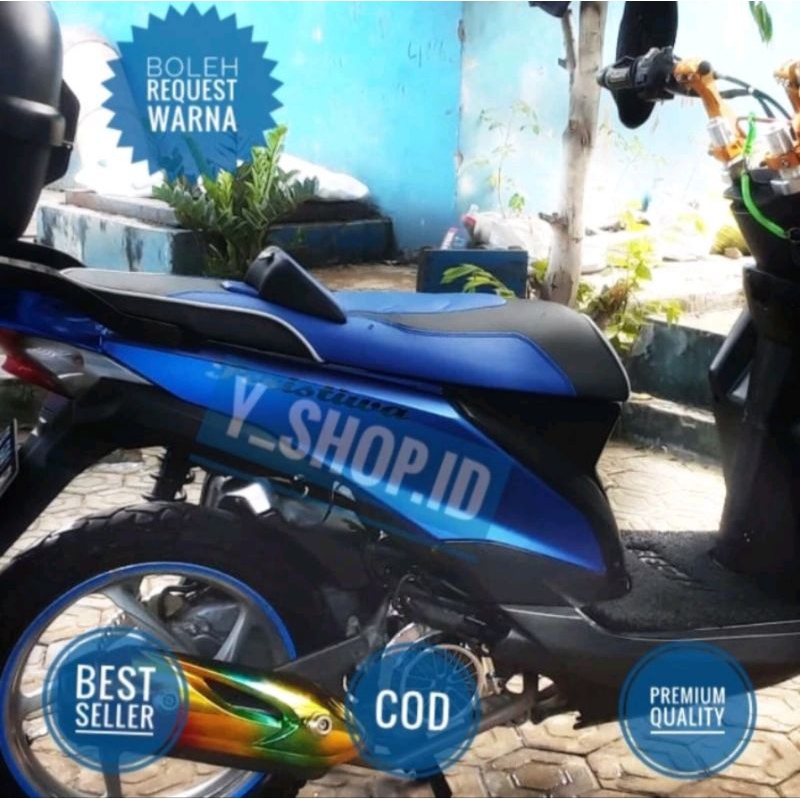 Kulit Sarung Jok Motor Honda Beat modifikasi Eropa