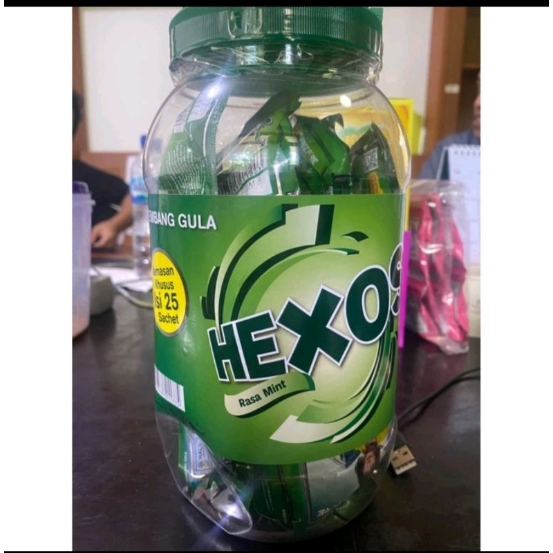 

HEXOS MINT TOPLES ISI 24 SACHET PERMEN PELEGA TENGGOROKAN