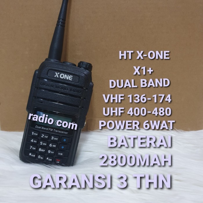 HT X ONE X1+ DUAL BAND HANDY TALKIE WALKIE TALKIE TU2T