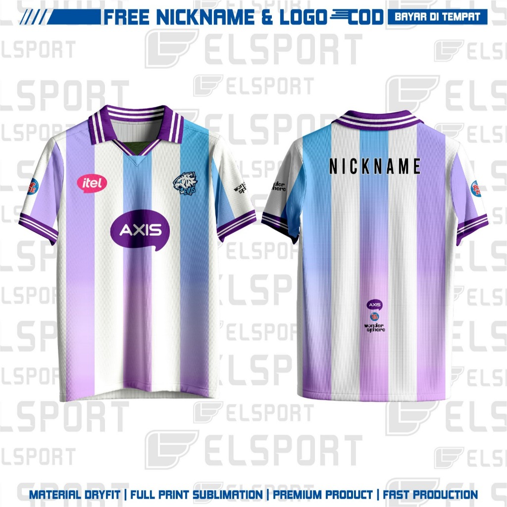 jersey baju e-sport mpl season14 EVOS terbaru gratis pasang nama