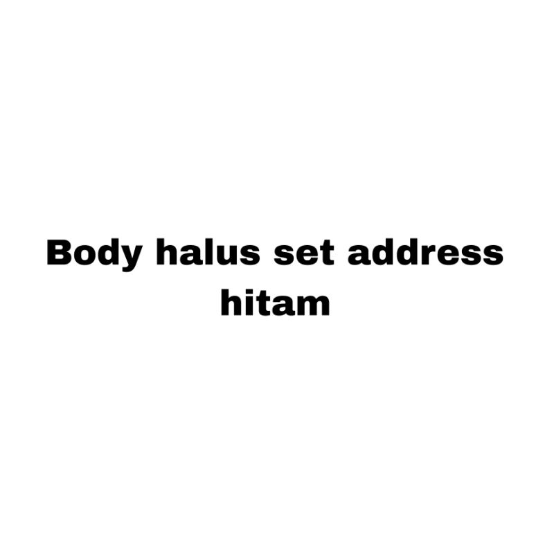 BODY SET SUZUKI ADDRESS HITAM GLOSSY