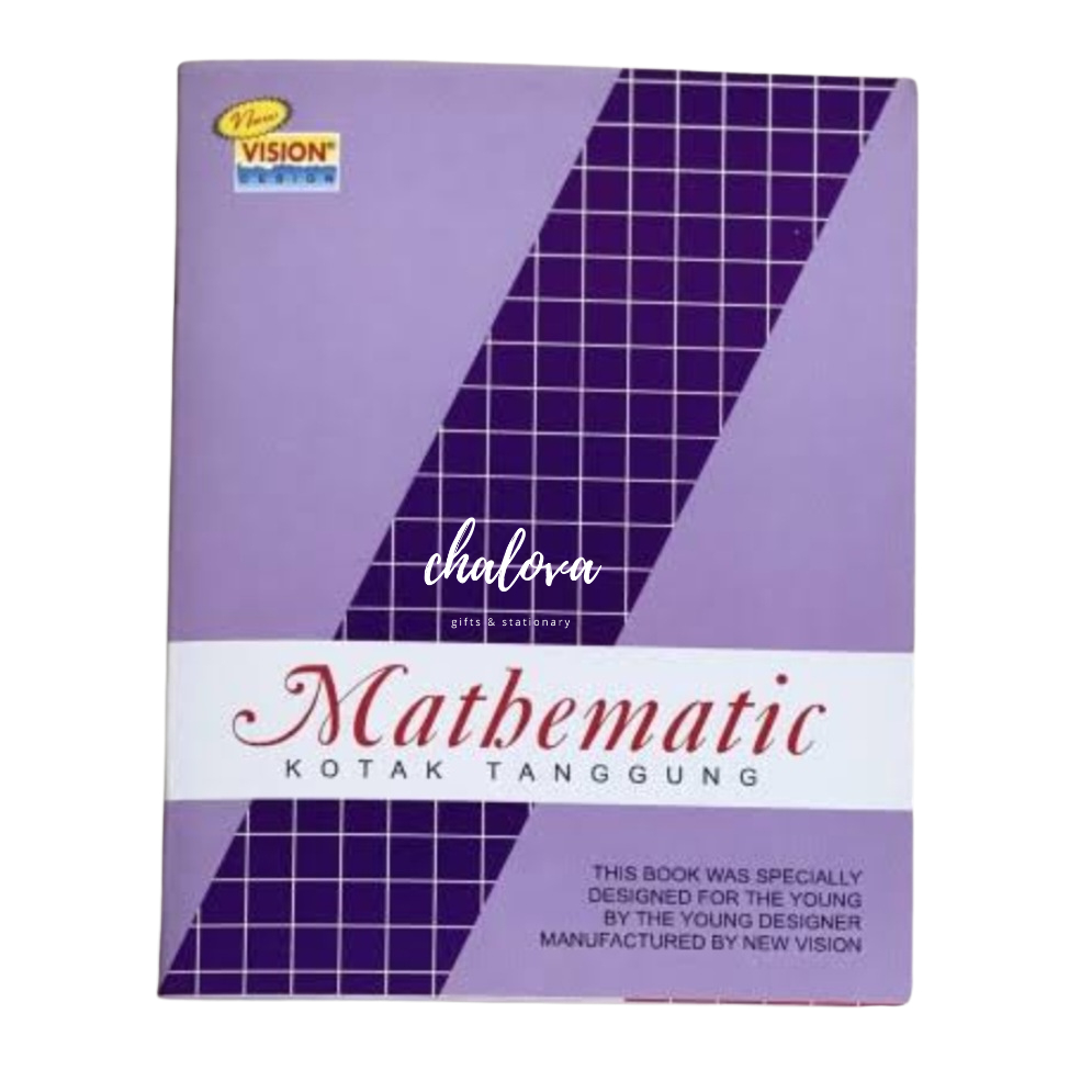 

[PCS] BUKU KOTAK TANGGUNG VISION / BUKU MATEMATIKA KOTAK UKURAN SEDANG 10 MM