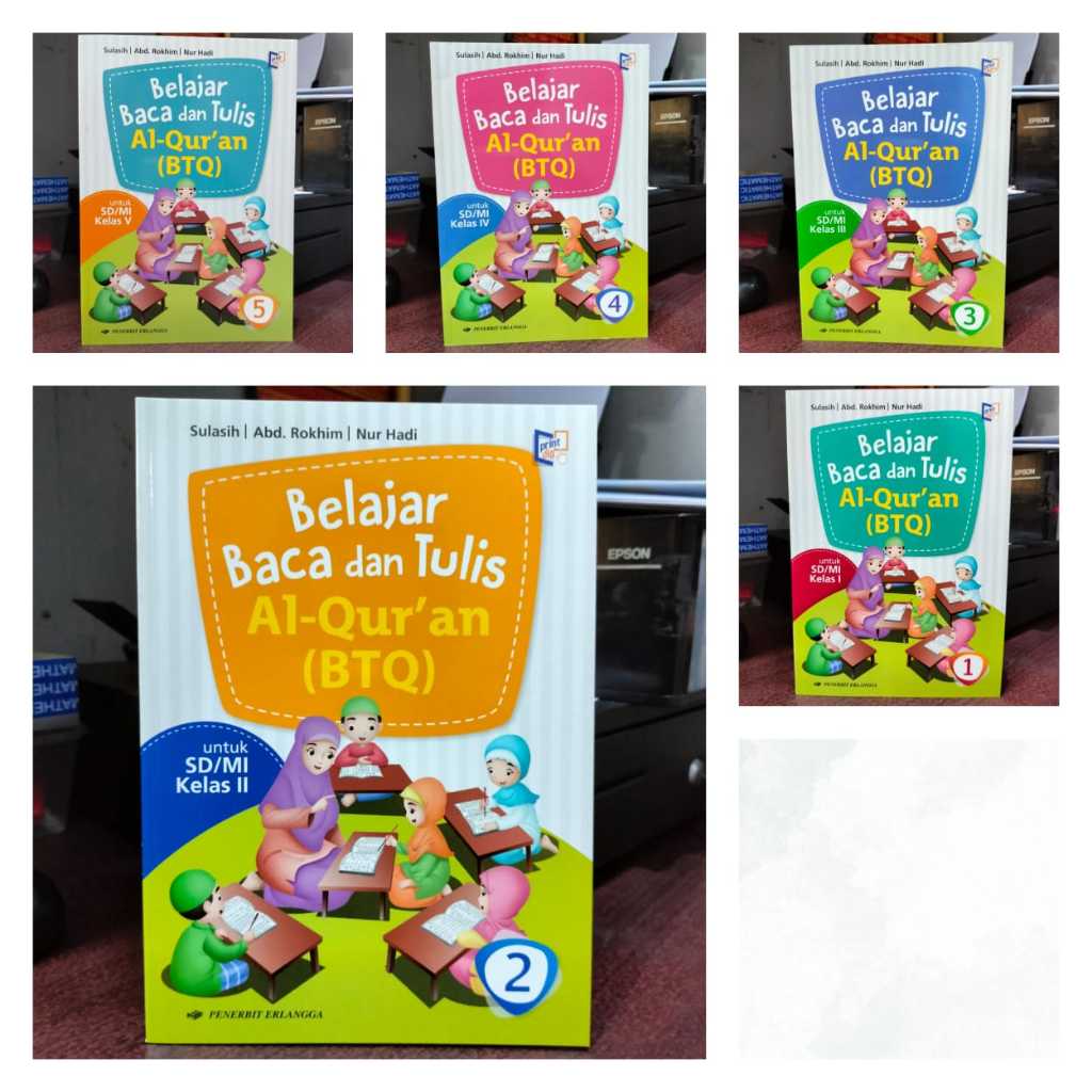 BTQ SD/MI KELAS 1 2 3 4 5 6 ERLANGGA