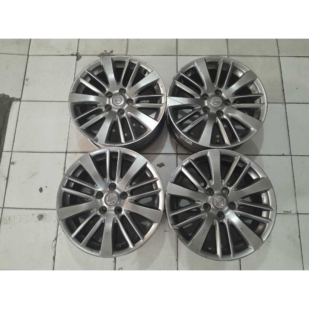 Velg Mobil Bekas Copotan Ori Teana Ring 17 Pcd 5x114 Pelek Saja R17