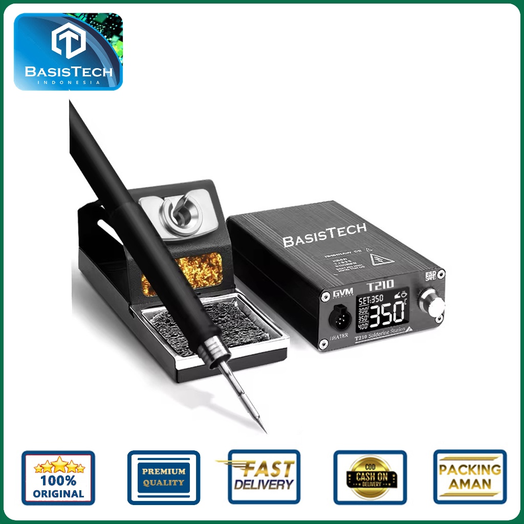 SOLDER STATION GVM T210 ORIGINAL