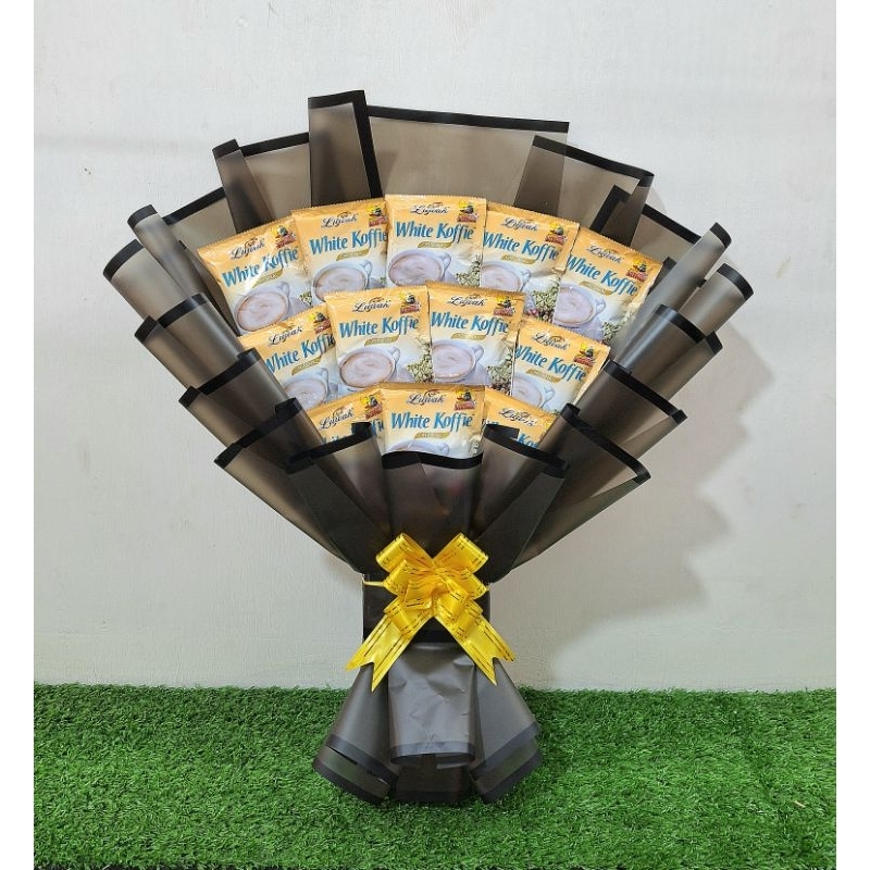 

buket kopi luwat white coffee 12pcs