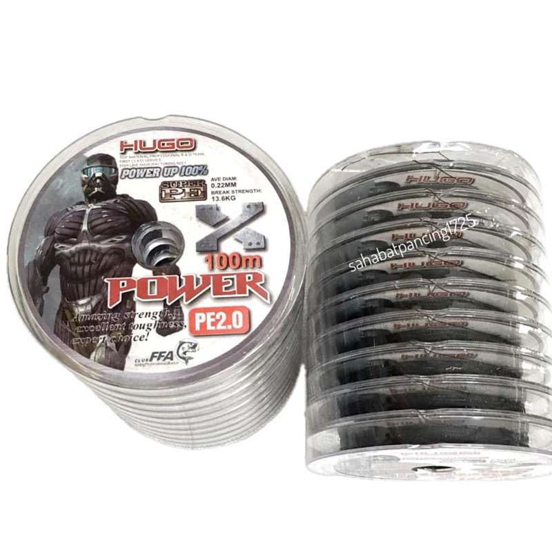 Senar PE Super Hugo X Power - X4 100m Connecting