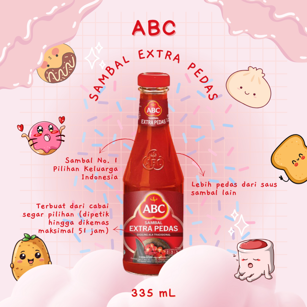 

ABC Saus Sambal Extra Pedas 335 mL