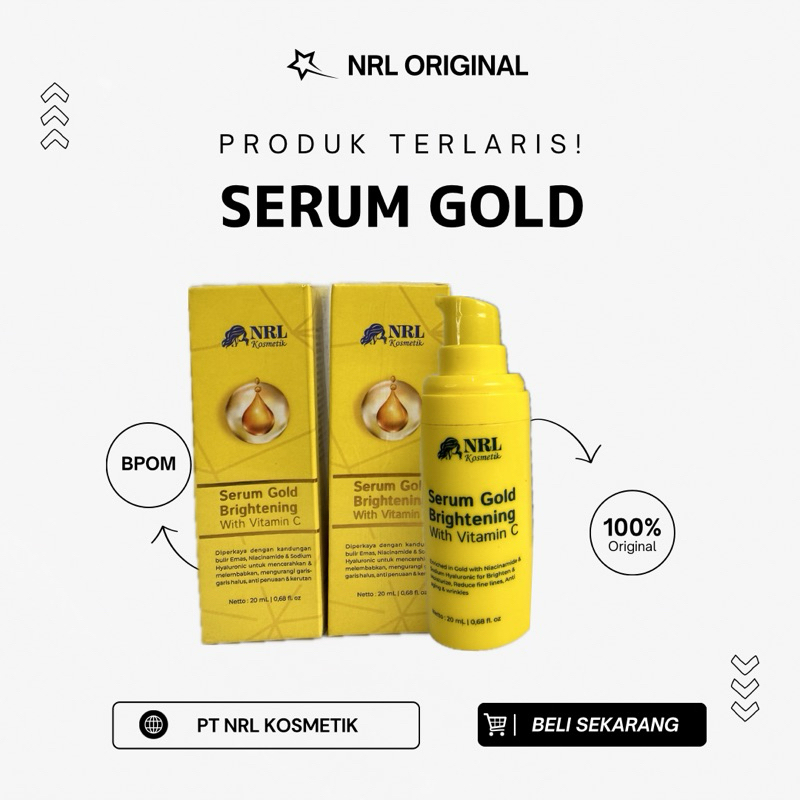 NRL KOSMETIK SERUM GOLD 100 % ORI