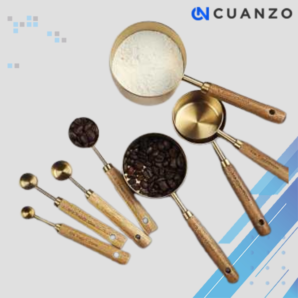 Sendok Takar Ukur Cup Measuring Spoon 4 PCS / Sendok Ukur Ukuran Takaran Penakar Adonan Kue Nastar R