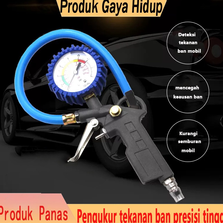 Model Baru Pengukur tekanan ban Pompa ban  mobil presisi tinggi  monitor pengukur tekanan ban mobil 