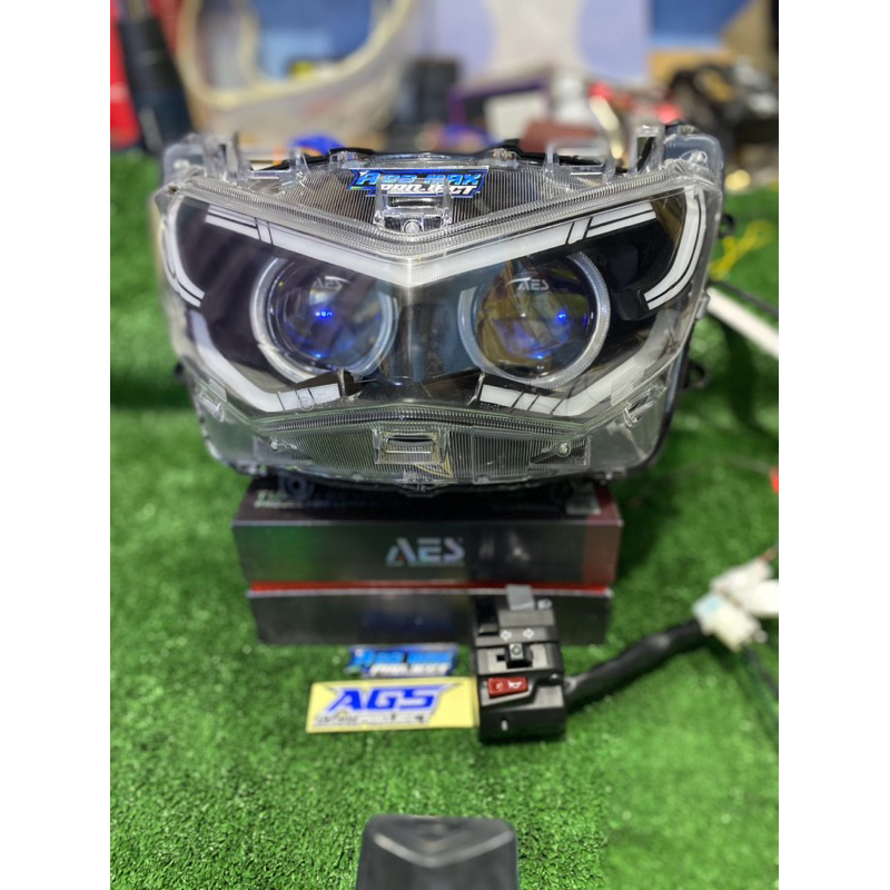 headlamp new nmax conected