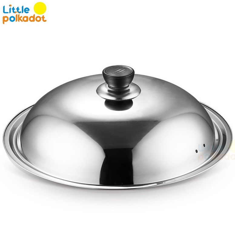 Tren Kekinian Tutup Panci Stainless 34 28cm 34CM 38CM 4CM 42CM 44cm Berbagai Ukuran Wajan Kuali Wok 