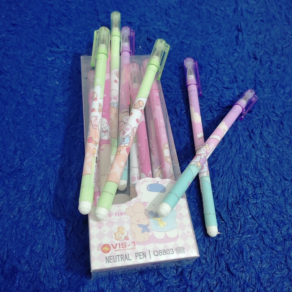 

-- Promo!!! Neutral Pen | Vis-1 isi 12PCS - Bagus Untuk Alat Tulis Anak-anak Sekolah SD - SMP - SMA