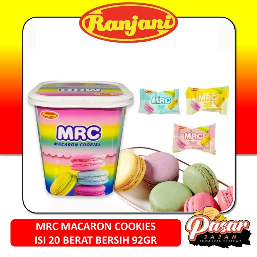 

Ranjani MRC Macaron Cookies Toples Isi 20 Kukis Viral