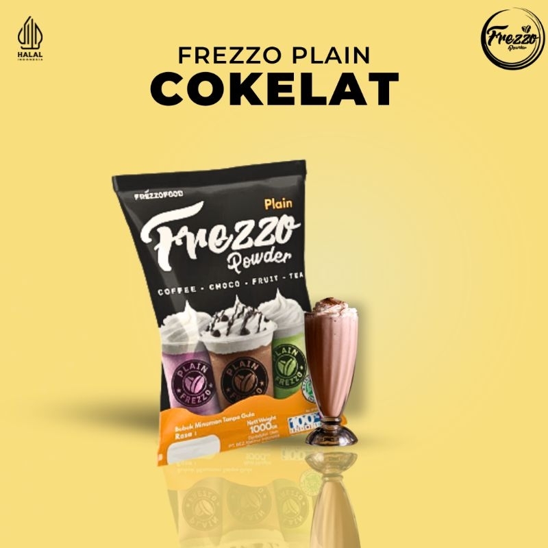 

Bubuk Minuman Rasa Coklat Plain Frezzo 1kg / Minuman Murah dan Enak Frezzo Plain