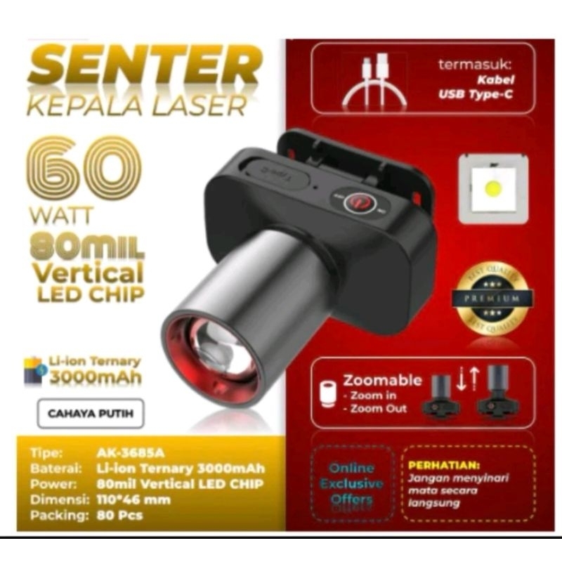 Senter Kepala AOKI SUB