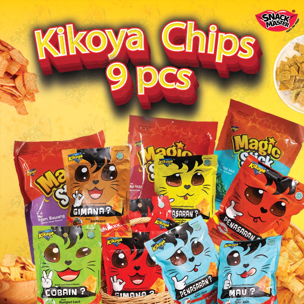 

KIKOYA Varian Paket Murah POTATO CORN CHIPS KERIPIK KENTANG Cemilan Jajanan