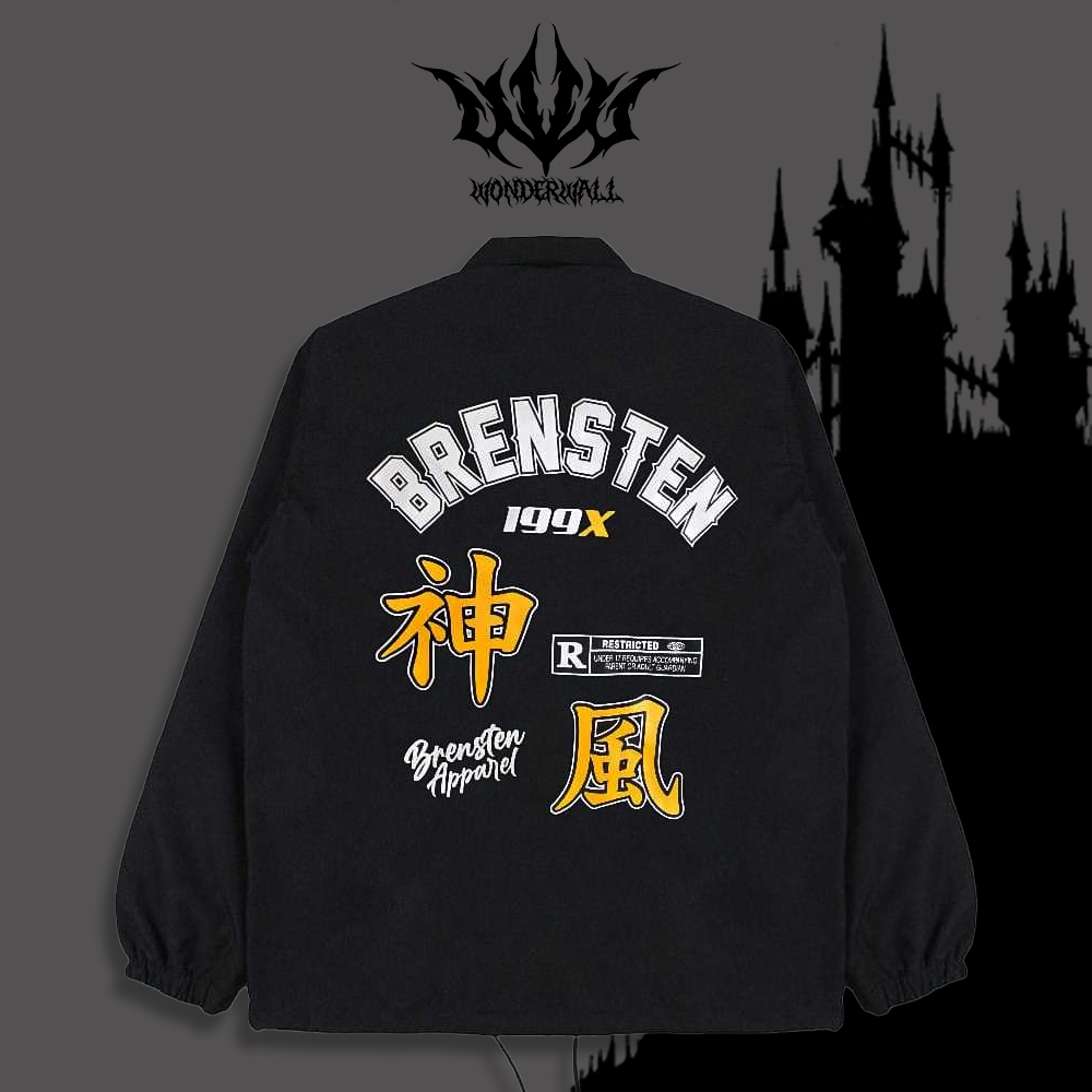 Jacket Coach BRENSTEN Pria dan Wanita/Jacket Coach Windbreaker/Jacket Coach Waterproof/Coach Terbaru