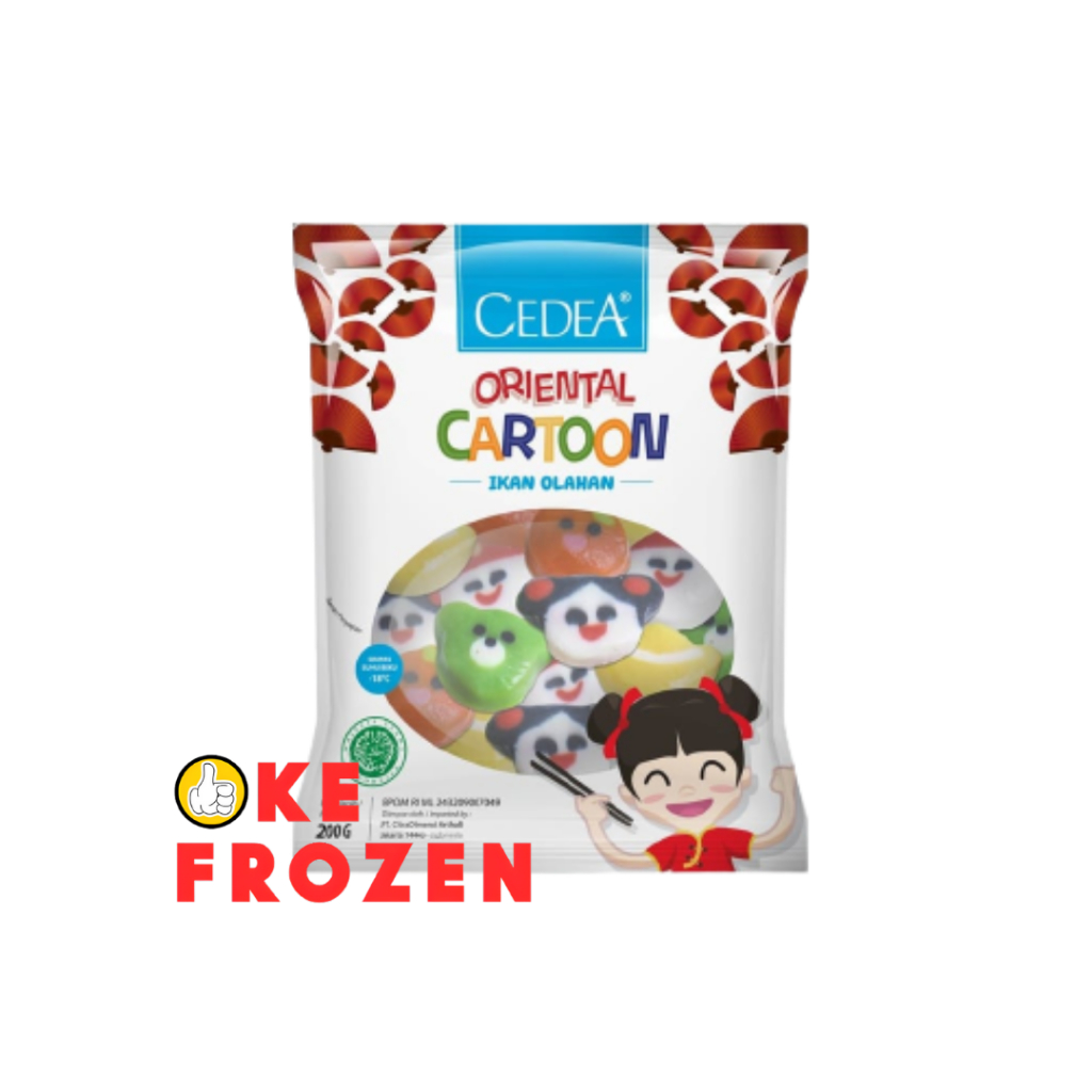 

CEDEA ORIENTAL CARTOON 200GR IKAN OLAHAN BENTUK KARTUN ORIENTAL
