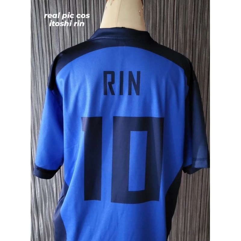 preloved cosplay costume rin itoshi blue lock