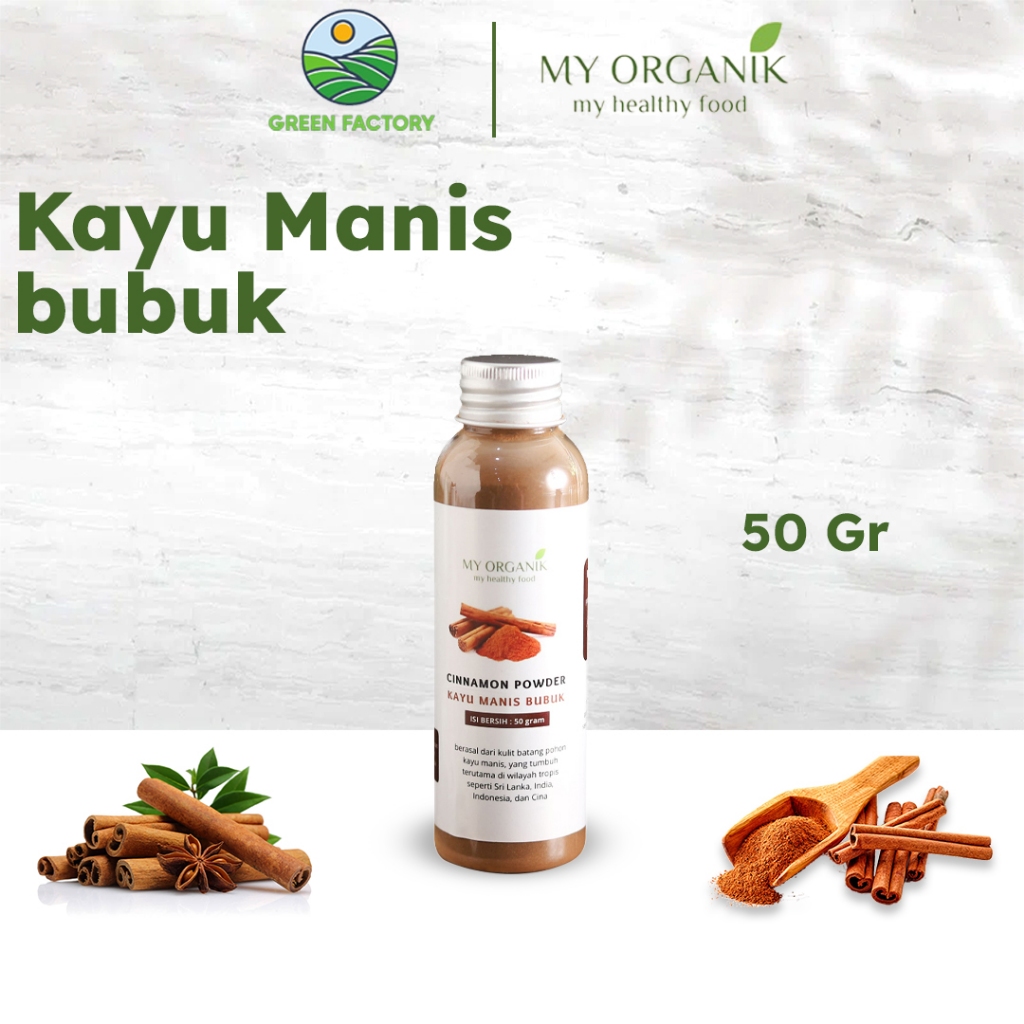 

My Organik Cinnamon Powder / Kayu Manis Bubuk
