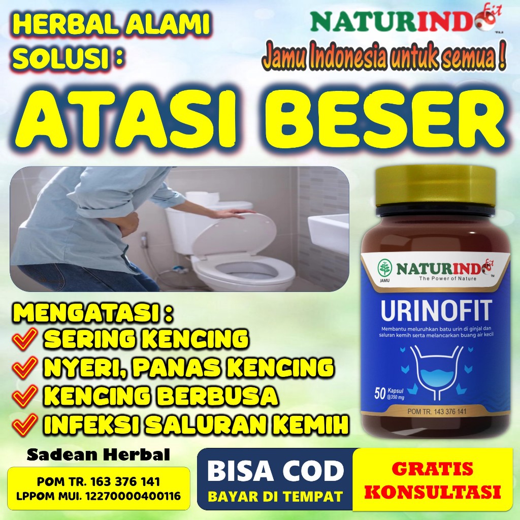 Obat Sering Kencing Beser Buang Air Kecil Pipis Terus Menerus Infeksi Saluran Kemih