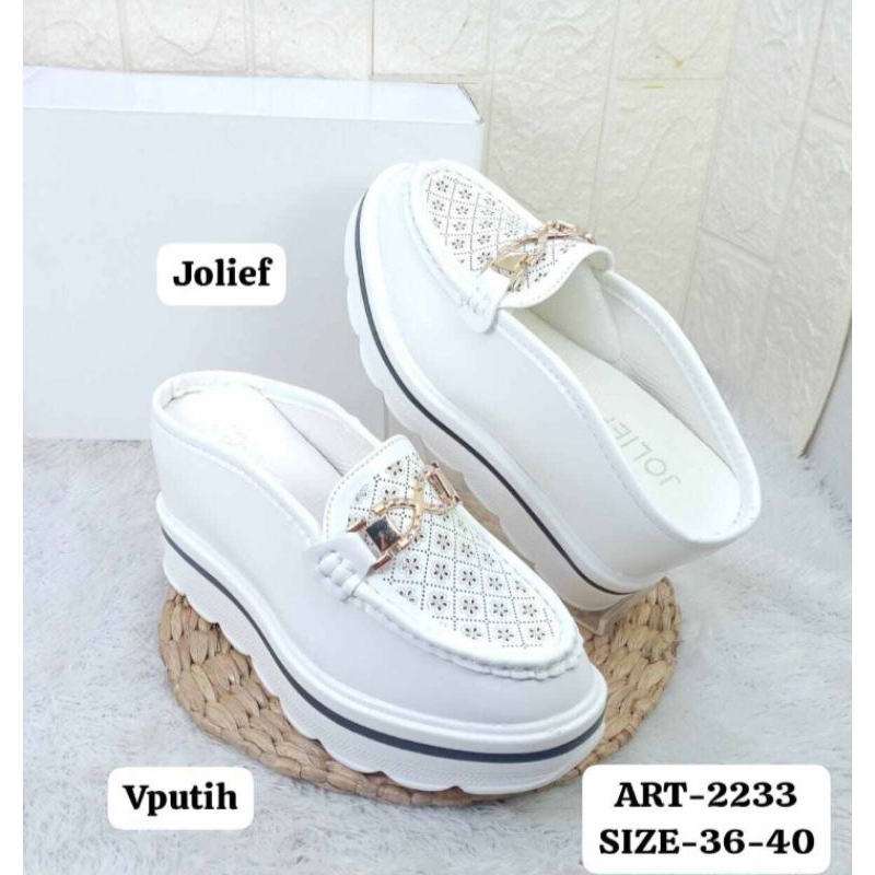 SANDAL WEDGES IMPORT WANITA JOLIEF 2233