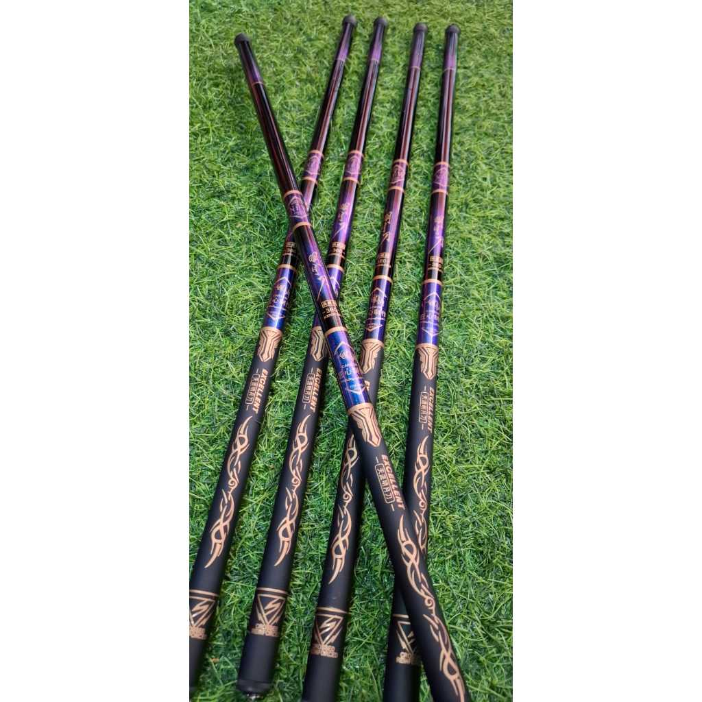 Joran Tegek Excellent / Mlong Carbon 360 Ringan Lentur Kuat Impor