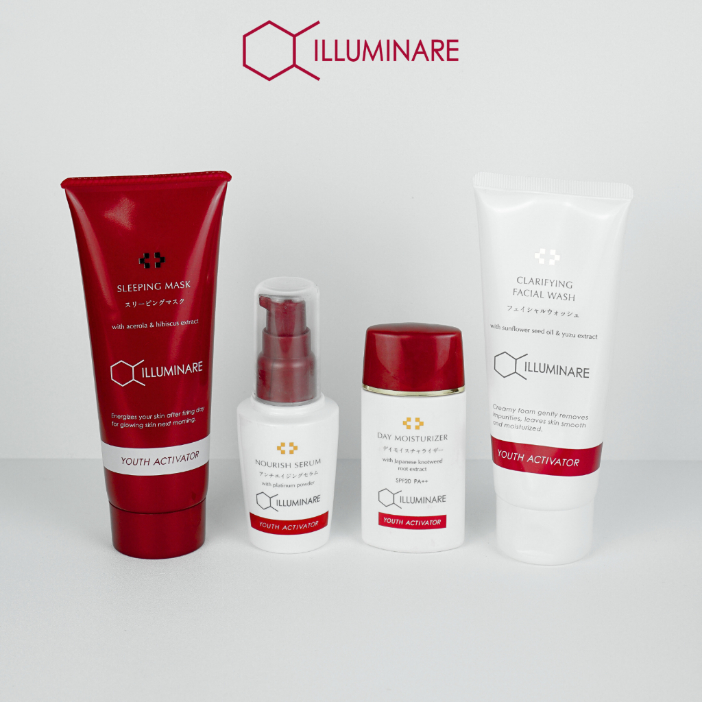 Illuminare Youth Clarifying Facial Wash 100gram / Illuminare Youth Serum 30ml / Illuminare Youth Day