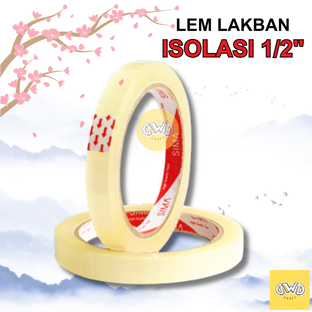 

Lakban Isolasi 1/2" / Selotip