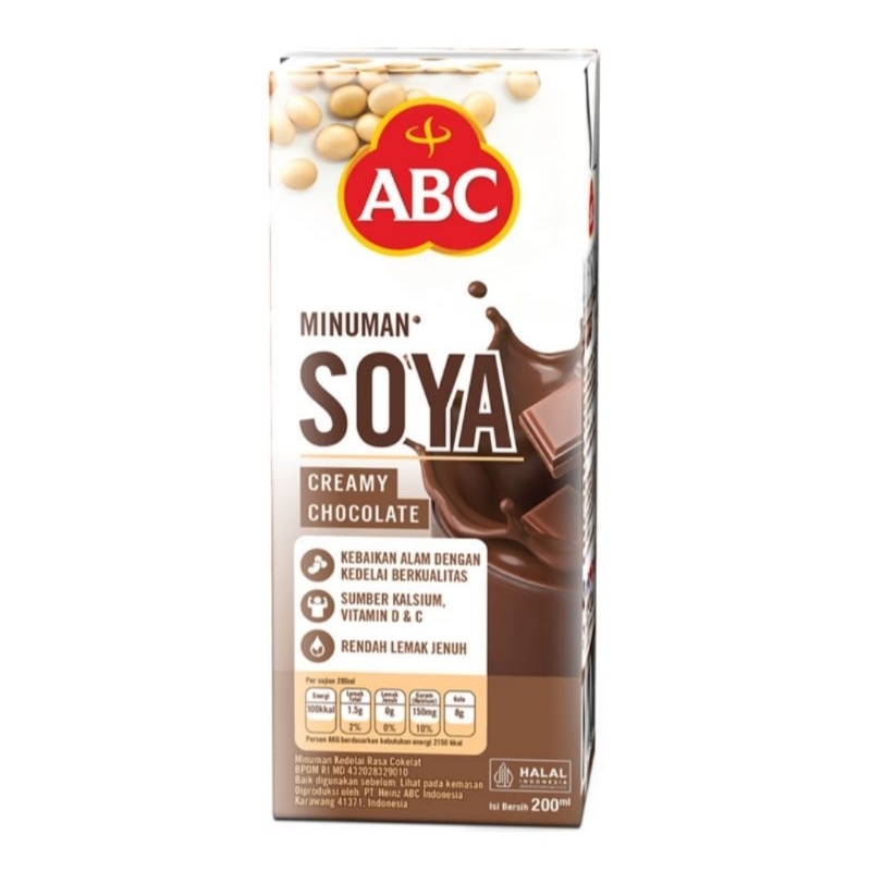 

ABC Minuman Soya Chocolate 200 ml