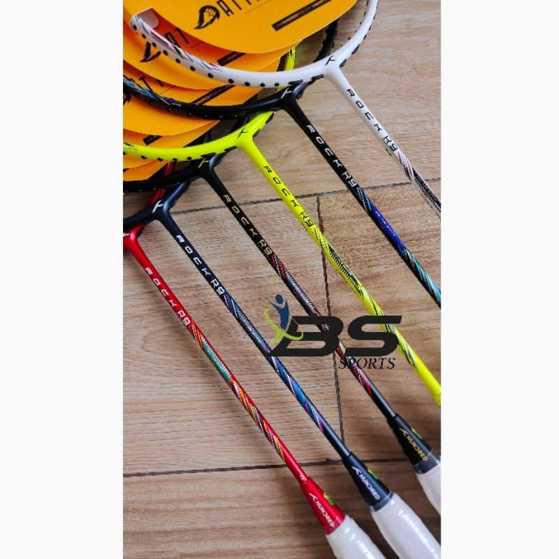 RB RAKET BADMINTON HUNDRED ROCKR9 R8 HNDRD ROCK R9 R8 ORIGINAL