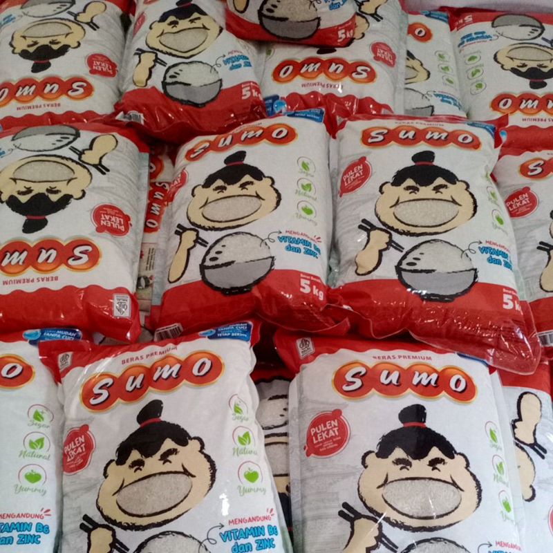 

Beras Sumo Premium 5 Kg 5kg Kemasan Merah - Beras Sumo Merah 5Kg