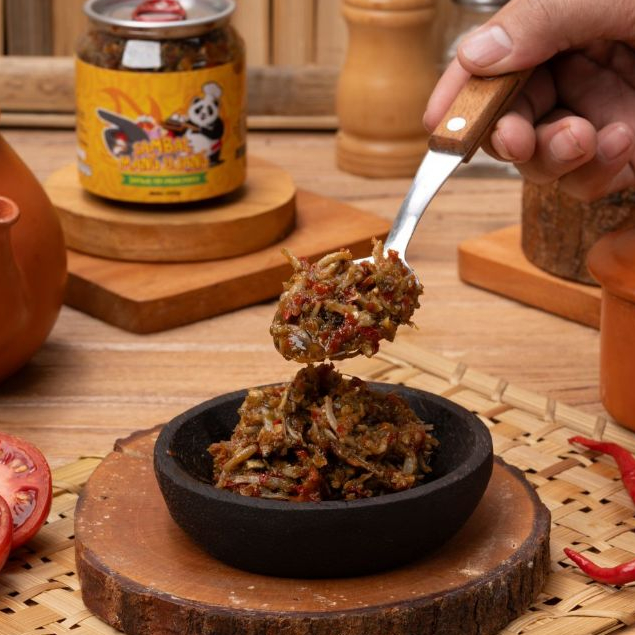 

Sambal Teri Pedas Manis BY Mang Ujang - Sambal Pedas | Sambal Siap Santap 200Gr (BEST SELLER)