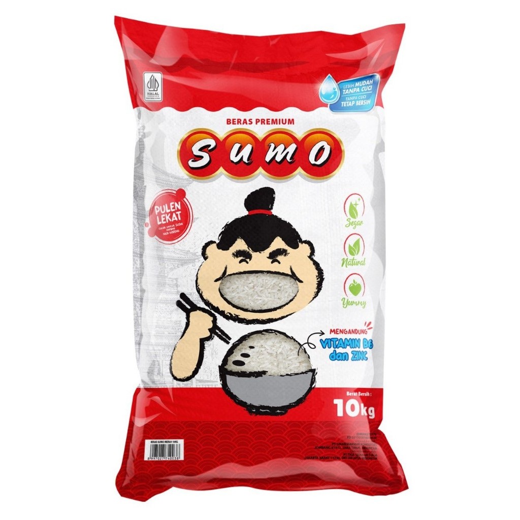 

BERAS SUMO SUPER PREMIUM MERAH 10 KG 10KG / BERAS SUMO KEMASAN KUNING 10KG