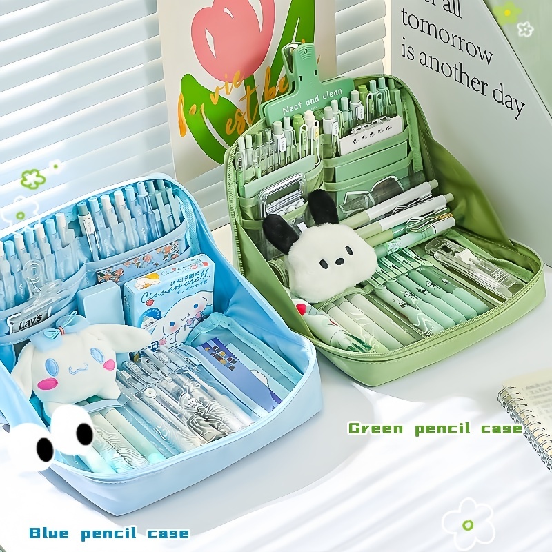

Kapuas Pensil Case Kotak Tempat Pensil Anak Dewasa Cartoon Lucu Warna Polos PC10