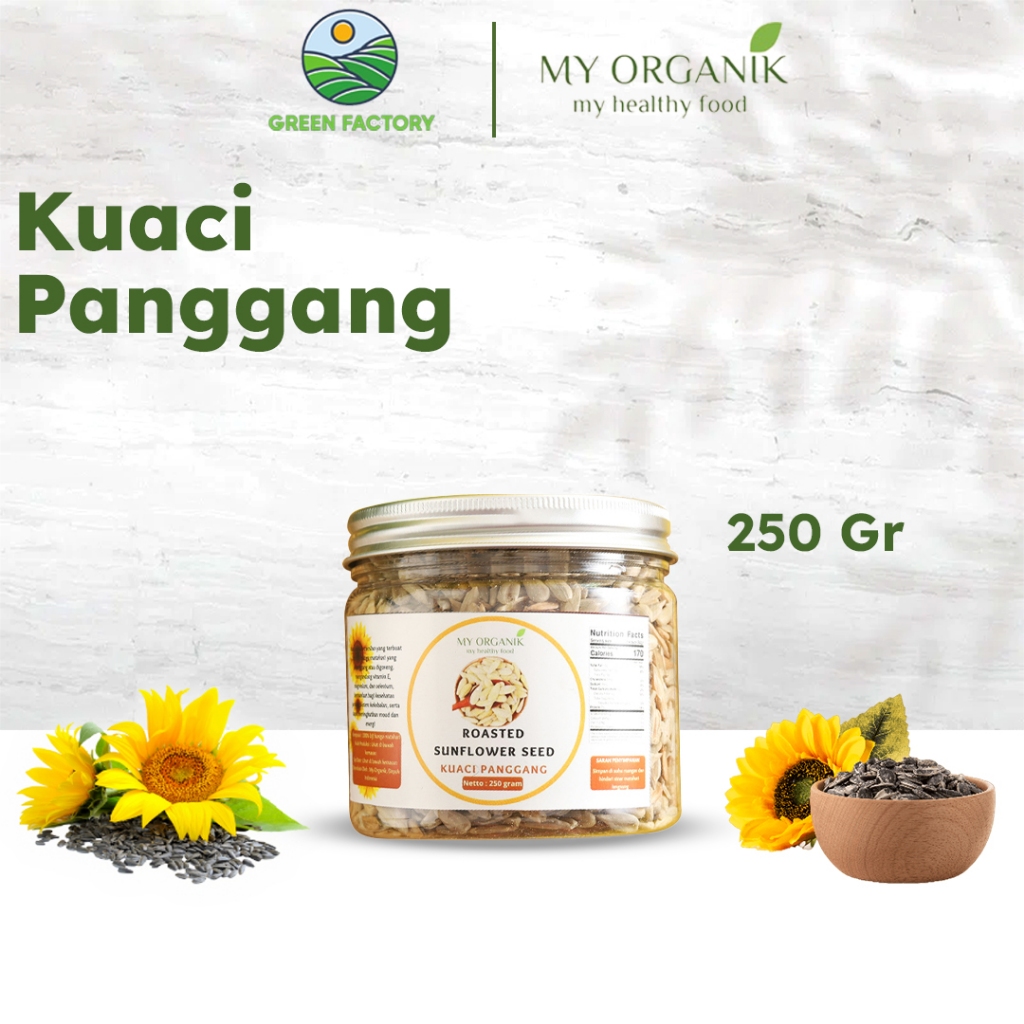 

My Organik Organic Roasted Sunflower Seed Seeds / Biji Bunga Matahari Organik Panggang Siap Makan