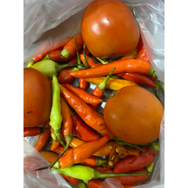 

paket Cabe rawit dan Tomat