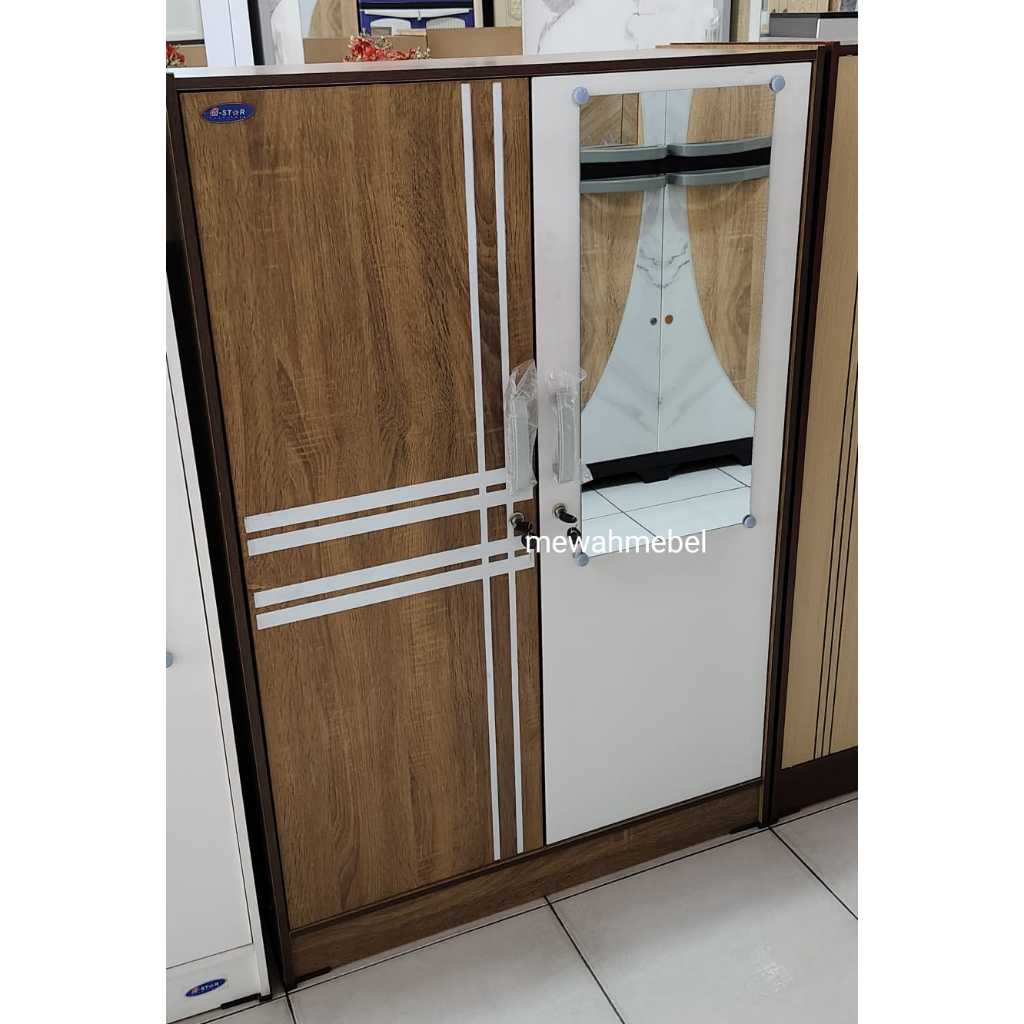 Lemari anak / baby loker anak / lemari pakaian / lemari baju 2 pintu / baby loker 2 pintu