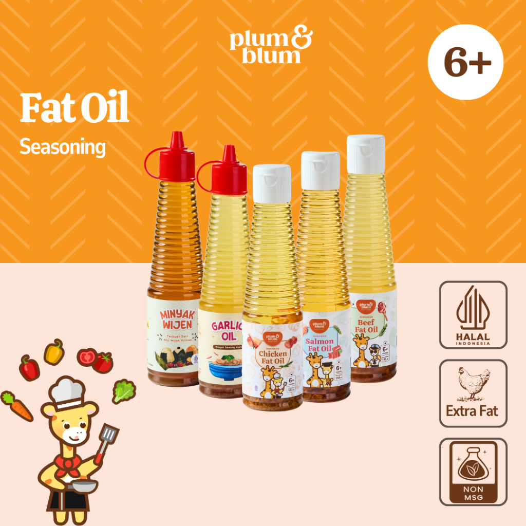 

Plum & Blum Minyak Wijen MPASI BB Booster - 133 ml/ garlic oil