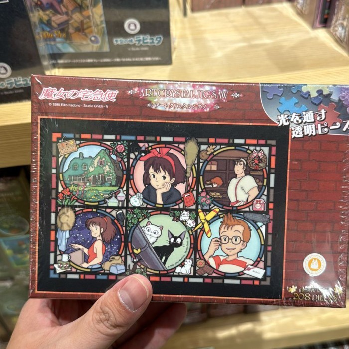 Puzzle crystal 208pcs Totoro Kiki's Spirited Away Ghibli Store Japan