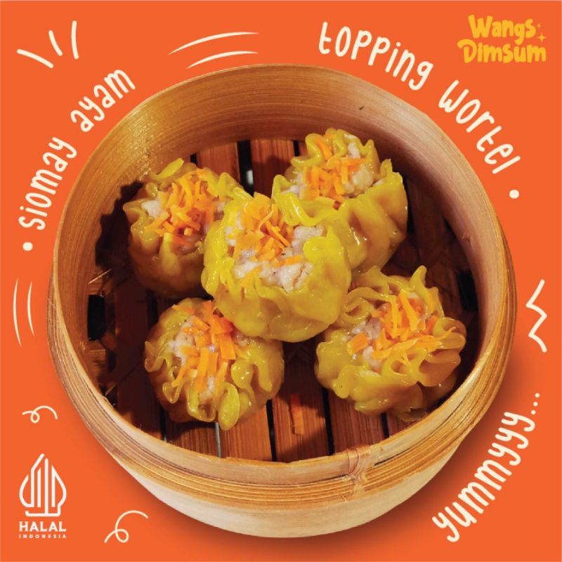 

DIMSUM/SIOMAY AYAM wortel isi 15 pcs HALAL